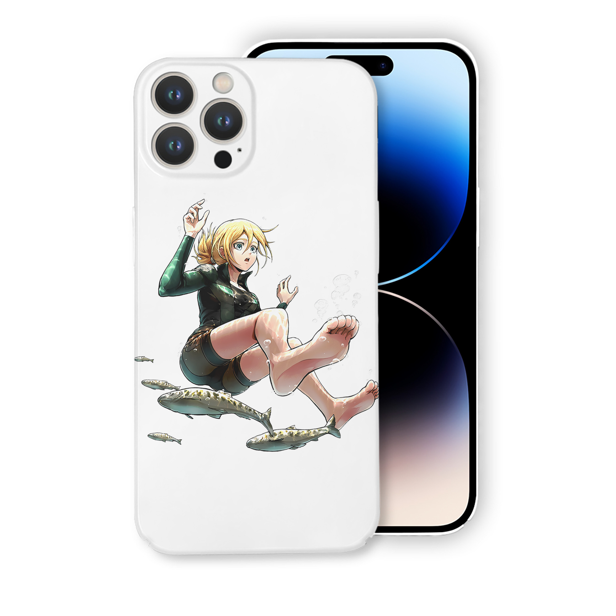 （画像用） 進撃の巨人 クリスタ·レンズ Attack on Titan Christa Lenz 【iPhone 14シリーズ対応】ハードケース